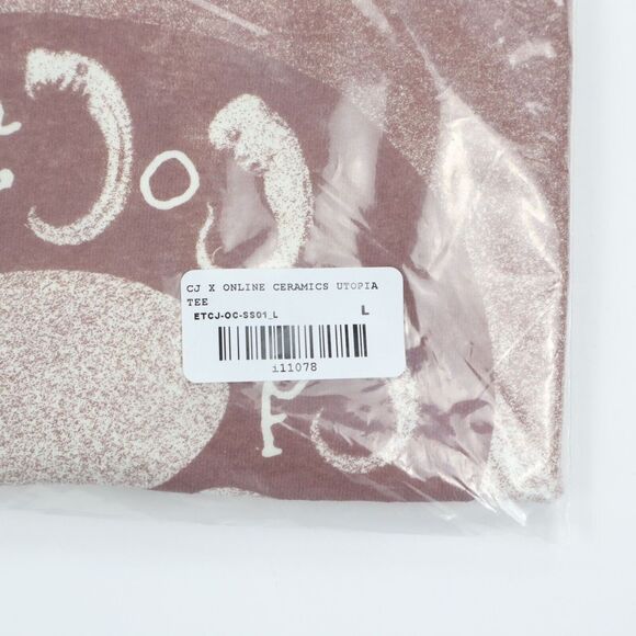 Cactus Jack x Online Ceramics Utopia T-Shirt Travis Scott Tee L - NEW Sealed - Picture 4 of 6